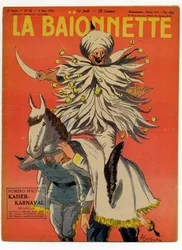 Portada de “La Baionnette”, satírico en colores
