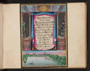 "Descripción natural exacta y descripción de las aves acuáticas, peces, cuadrúpedos, insectos y gusanos que se encuentran en las aguas de Estrasburgo, que yo mismo he cazado y manipulado. Leonard Baldner, pescador y ciudadano de Estrasburgo", c