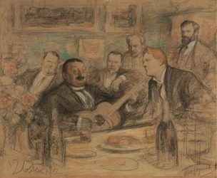 Fiesta de cumpleaños de Konstantin Korovin