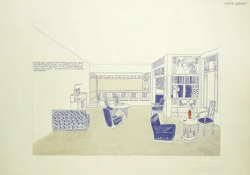 Diseño para una habitación, c.1901