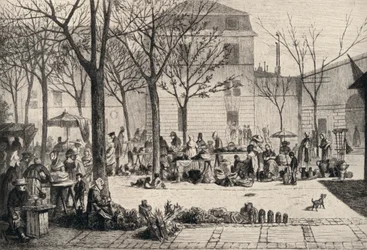 El Marché des Capucins, 1915