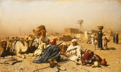 Un campamento árabe, 1880
