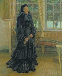 Marie Zacharias (1828-1907) Día Lluvioso, 1904