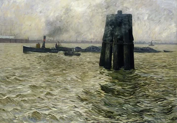 El puerto de Hamburgo, 1894