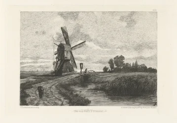 Vista del campo en las cercanías de Utrecht Une Vue Pres D