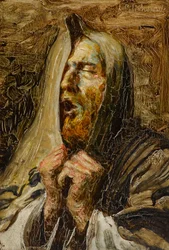 Escucha, Israel (óleo sobre tabla)