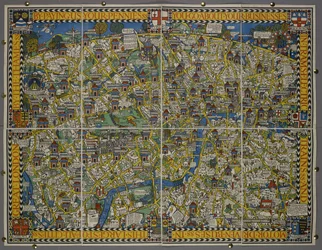 "Pagándonos tus peniques" - o el "Mapa de la ciudad de Londres