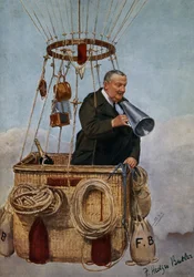 Frank Hedges Butler, caricatura de 