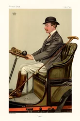 Mayor Charles Chetwynd-Talbot, Conde de Shrewsbury - retrato sentado