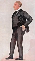Cecil Rhodes, financiero, estadista y constructor de imperios nacido en Gran Bretaña, 1891