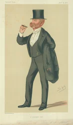 Coronel Charles Napier Sturt, un hijo menor, 25 de noviembre de 1876, caricatura de Vanity Fair