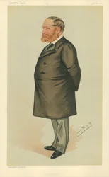 Mr Charles Henry Wilson, un colono, 24 de enero de 1885, caricatura de Vanity Fair