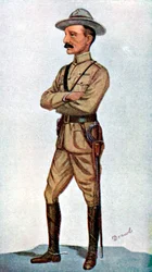 Robert Baden-Powell, soldado inglés, 1900
