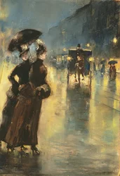 Luces en la noche, 1889