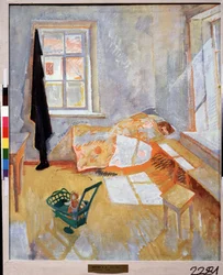 "Pintura de Lev Alexandrovich Bruni (1894-1948) 1926 Galería Estatal Tretiakov, Moscú