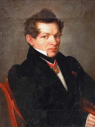 Retrato del matemático Nikolai Lobachevsky 1792-1856