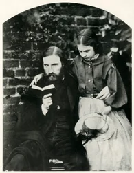 George Macdonald y su hija Lilia Scott MacDonald, c1863, 1948