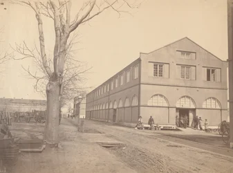 Talleres en el Arsenal de Washington, 1858-1859 (foto)