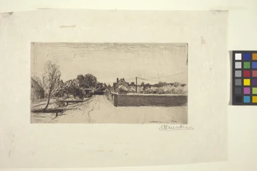 Colina de las ninfas (aguafuerte)