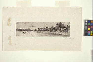 El río Isar (tinta)