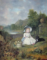 Retrato de la Srta. Elizabeth Heathcote (óleo sobre lienzo)