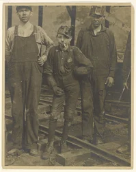 [Tres mineros (¿S. Pittston, Pennsylvania)]