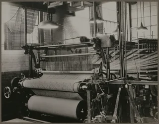 Un telar de hilo Jacquard