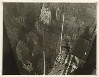 Levantando el mástil, Empire State Building, 1931