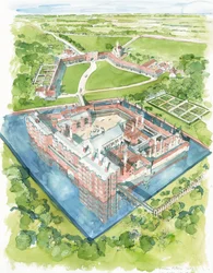 Palacio de Eltham, Greenwich, Londres, c. 1604 c. 2011