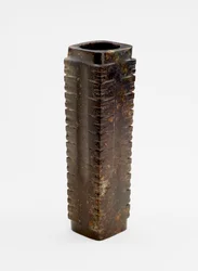 Tubo de diez niveles con máscaras, c.3300-2250 a.C.