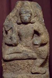 Detalle de relieve que representa a Buda, Colombo, Sri Lanka