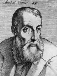 Retrato de Annibale Caro (1507-1566), poeta, dramaturgo y traductor italiano, grabado