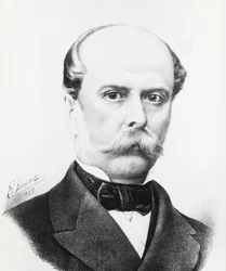 Retrato de Filippo Pacini (1812-1883), anatomista y patólogo italiano