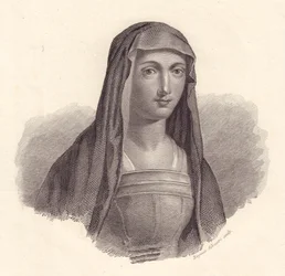 Retrato de la escultora italiana Properzia de