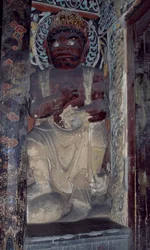Escultura del Monasterio de Yungang, cerca de Datong, China