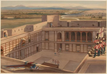 Asalto de Ghuznee. El 17º Regimiento entrando en la Ciudadela, 23 de julio de 1839