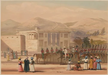 La entrada de Shah Soojah en Cabool