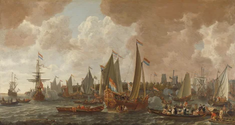 Llegada de Carlos II, rey de Inglaterra, a Rotterdam, 24 de mayo de 1660