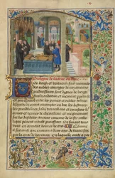El autor escucha la historia de Gillion de Trazegnies