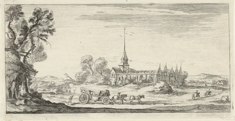paisaje con monasterio