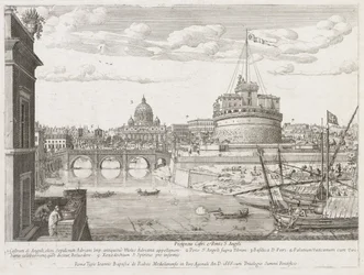 St. Angelo from "Prospectus Locurum Urbis Romae Insign[ium]