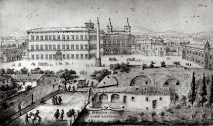 Vista de Letrán, Roma, 1672-73