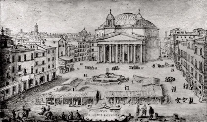 Vista del Panteón, Roma