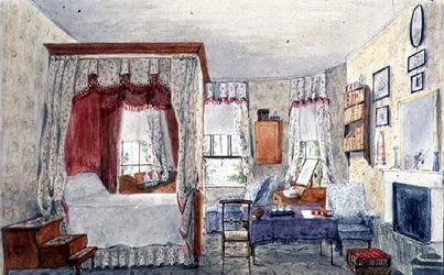 El dormitorio de Julia en Holywell