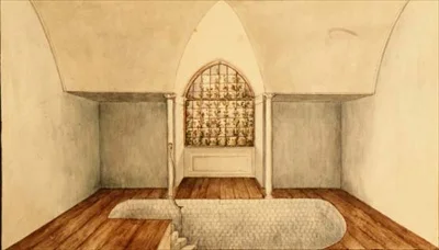 La Sala de Baños Fríos en Aynhoe