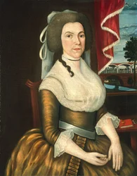 Mrs. Elizabeth Noyes Denison, c.1790 (óleo sobre lienzo)