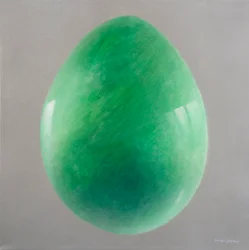 Gran huevo de jade