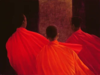 Cuatro monjes
