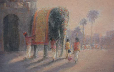 Elefante pintado