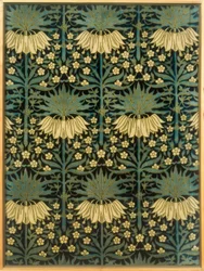 L. P. Butterfield, textil con patrón floral